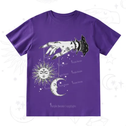Purplehecate Witch's Sun and Moon T-Shirt