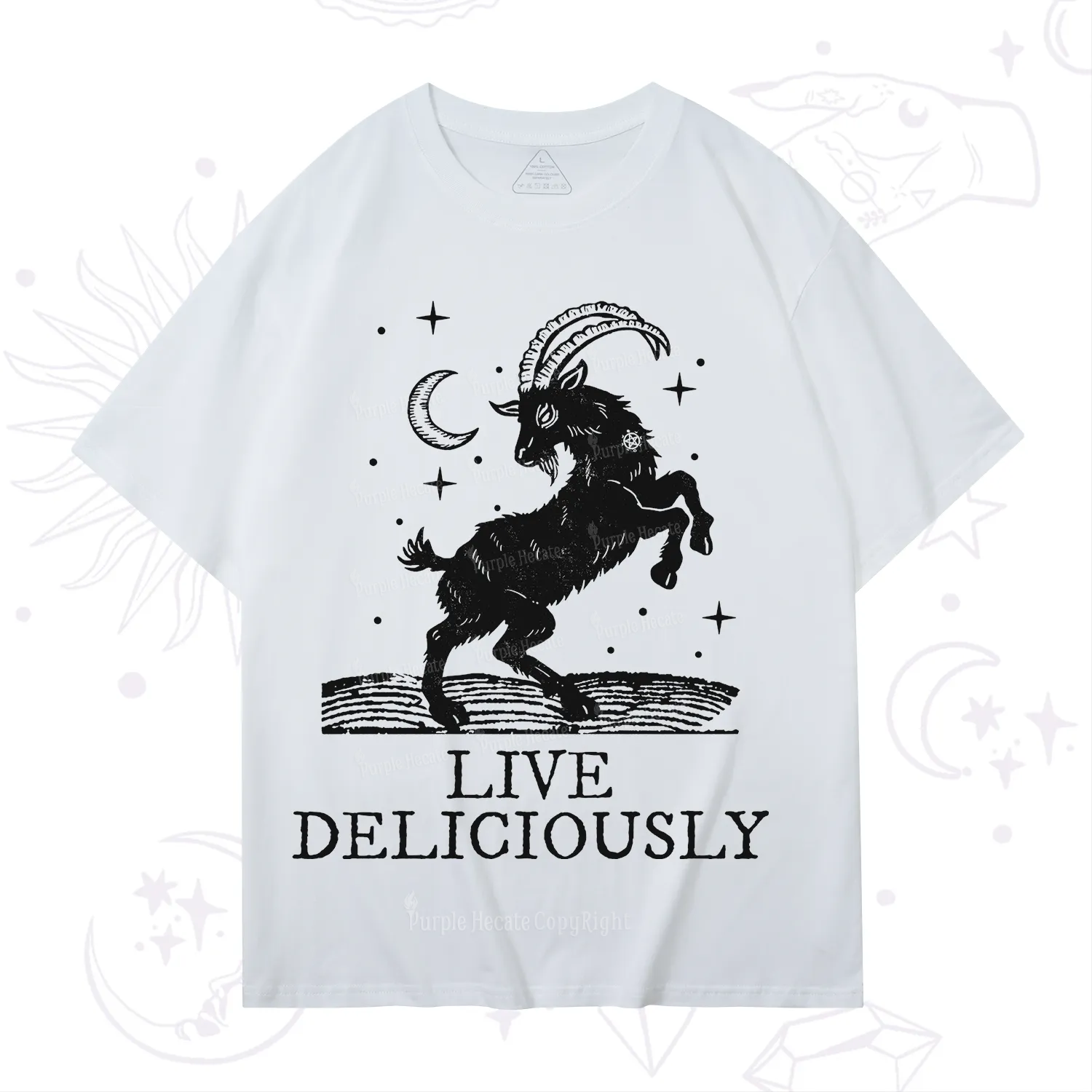 Purplehecate Live Deliciously T-Shirt