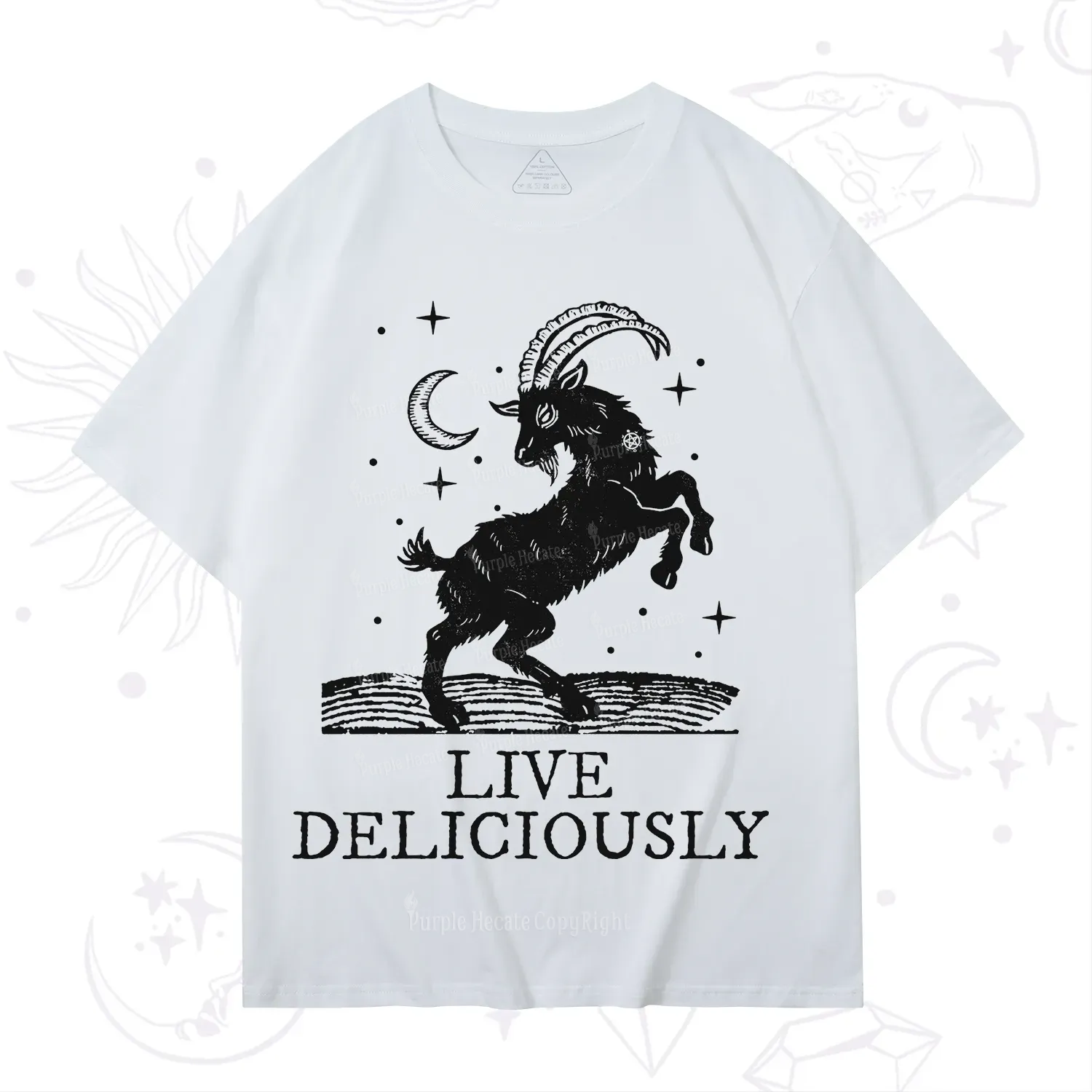 Purplehecate Live Deliciously T-Shirt