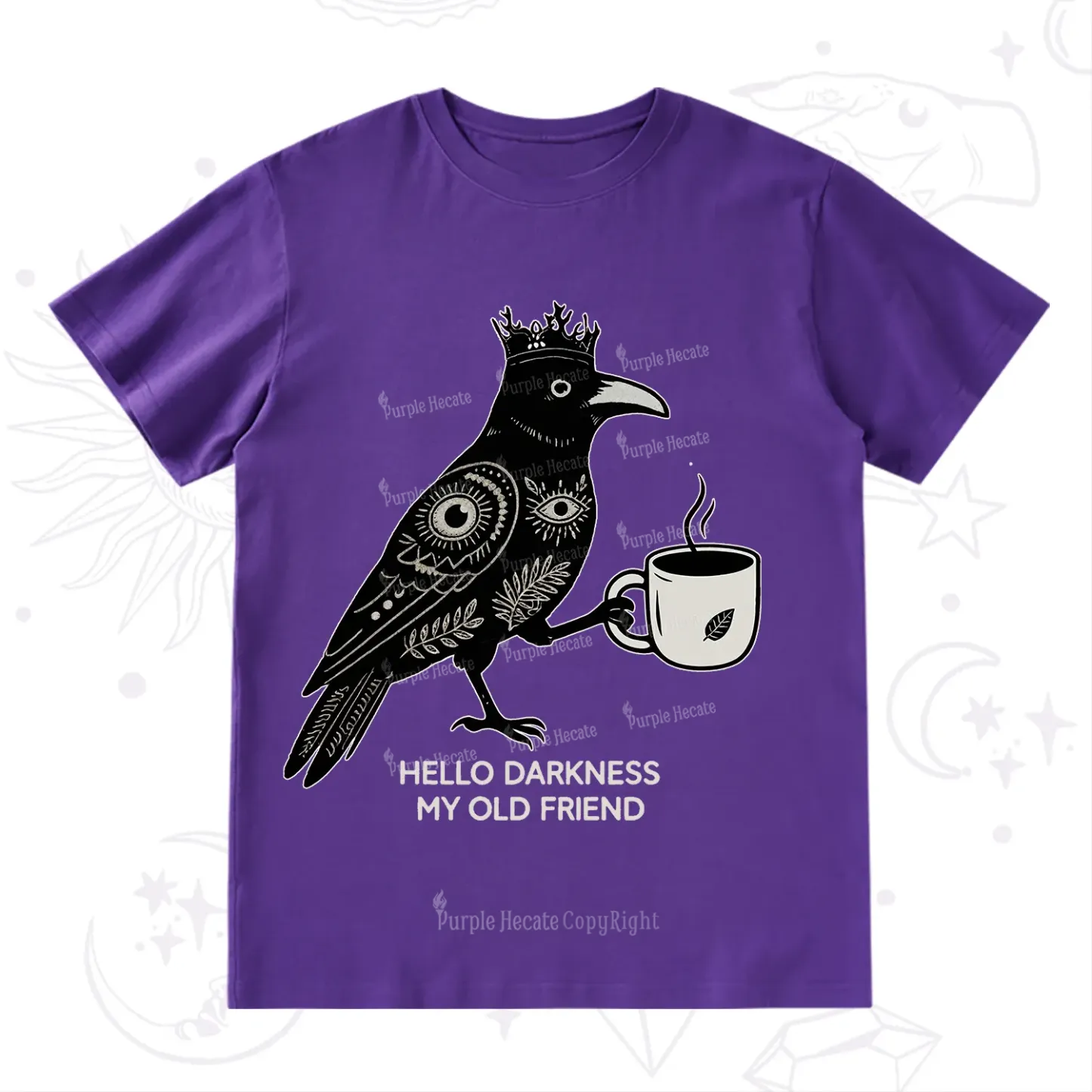 Purplehecate Hello Darkness My Old Friend T-Shirt