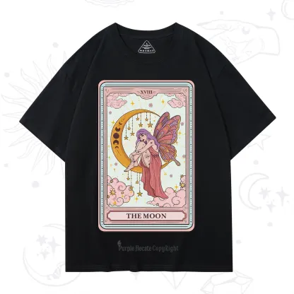 Purplehecate The Moon Tarot T-Shirt