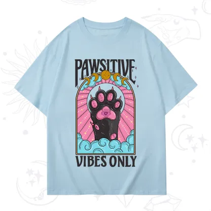 Purplehecate Pawsitive Vibes Only T-Shirt