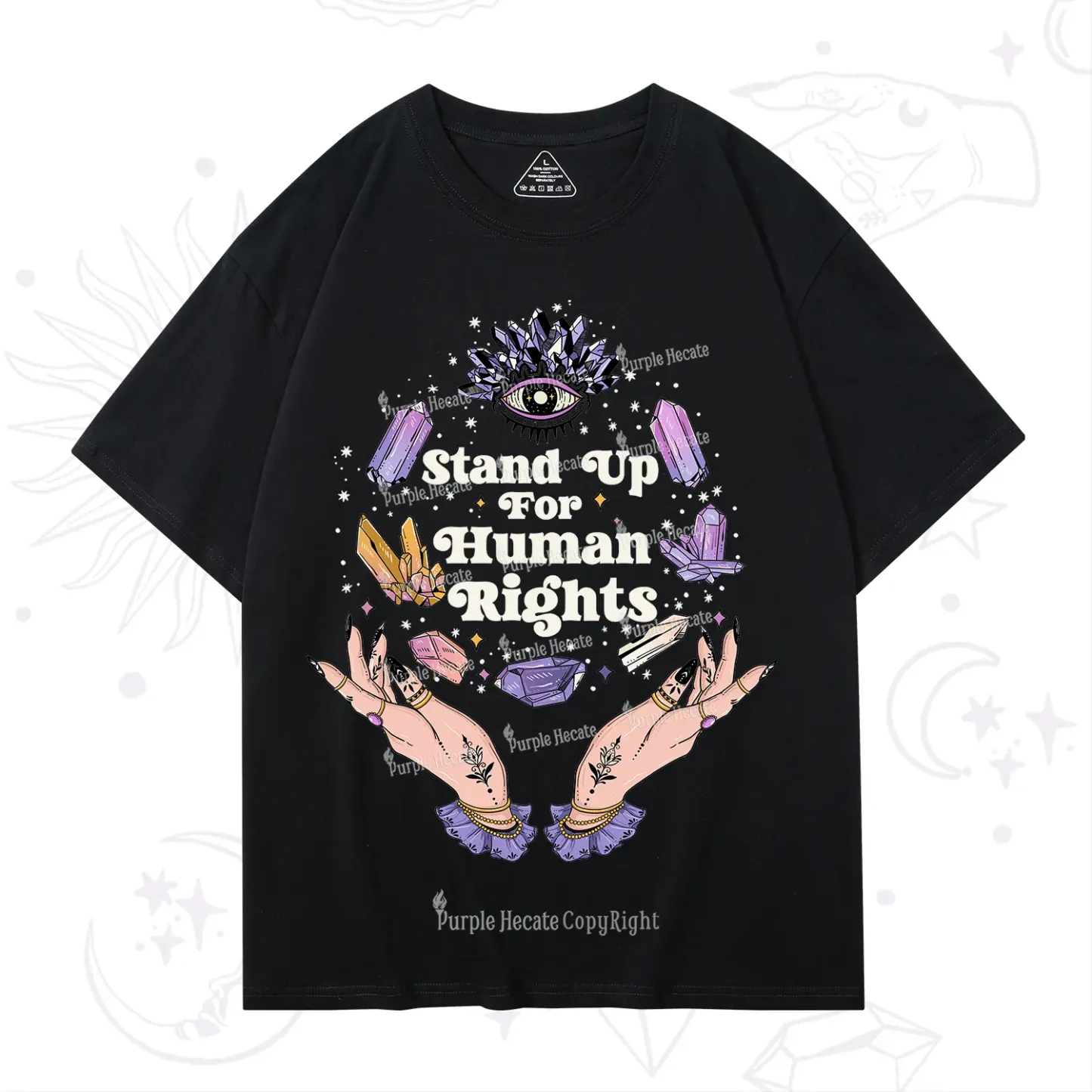 Purplehecate Stand Up For Human Rights T-Shirt
