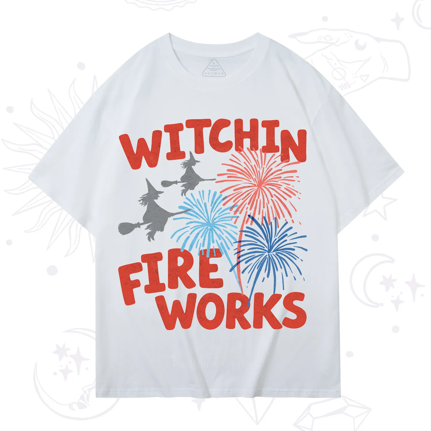 Purplehecate Witchin' Fireworks 4th of July T-Shirt