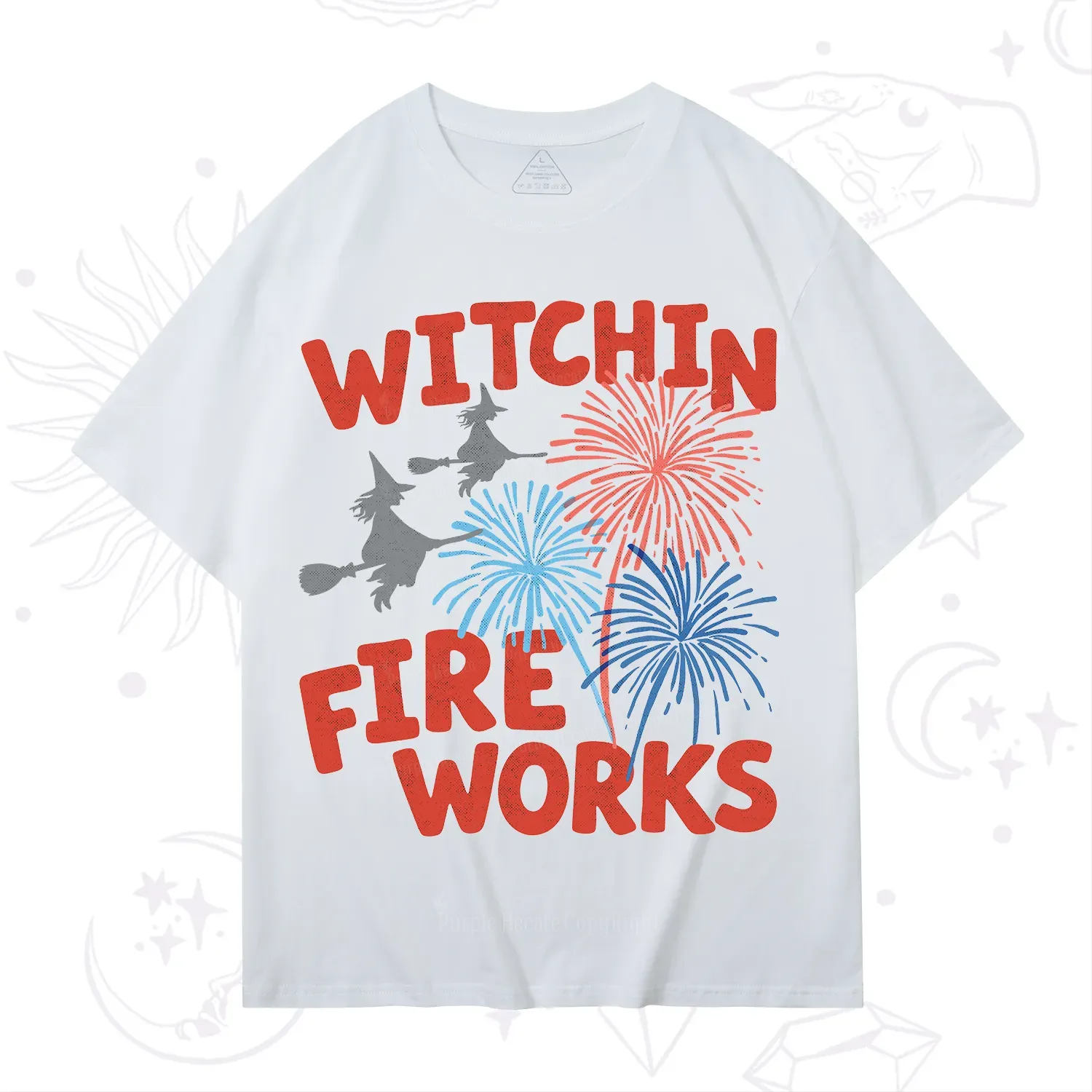 Purplehecate Witchin' Fireworks 4th of July T-Shirt