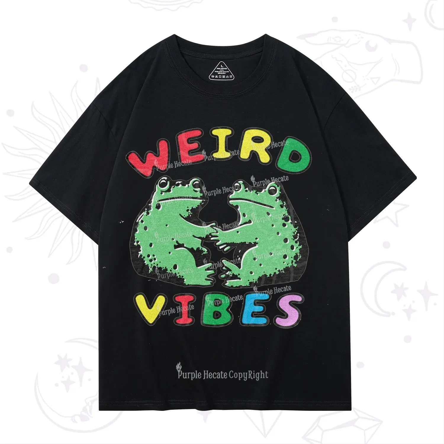 Purplehecate Weird Frog Vibes T-Shirt
