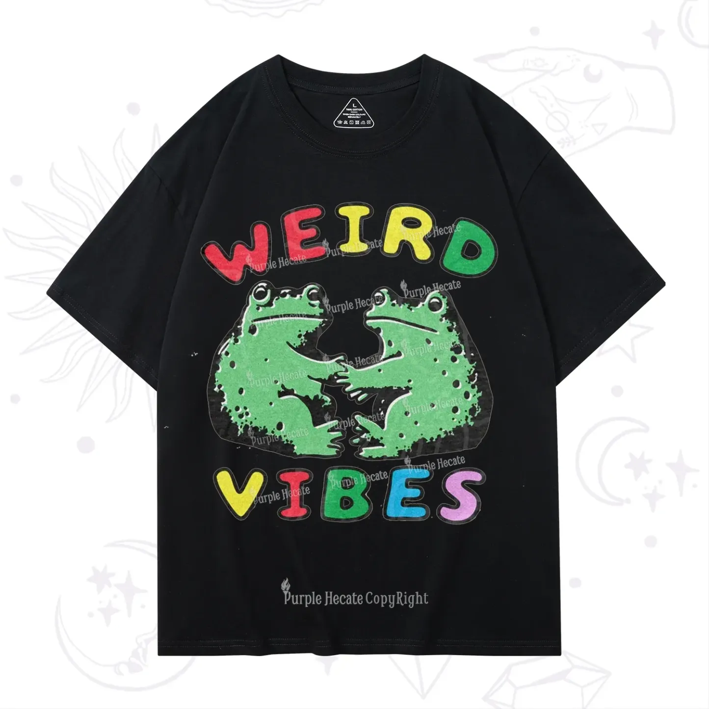 Purplehecate Weird Frog Vibes T-Shirt
