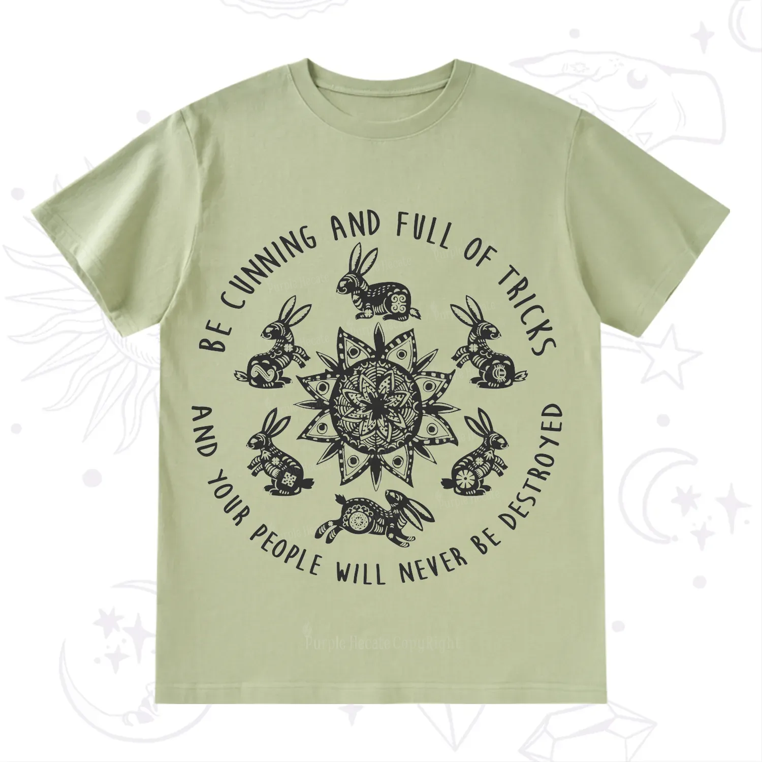 Purplehecate Cunning Rabbit Protection Spell T-Shirt
