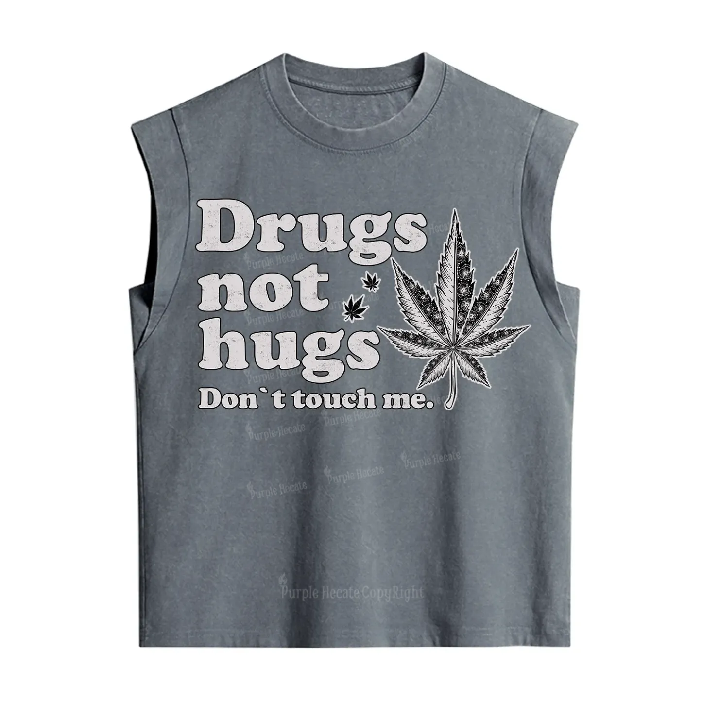Purplehecate Don't Touch Me Vintage Washed Tank