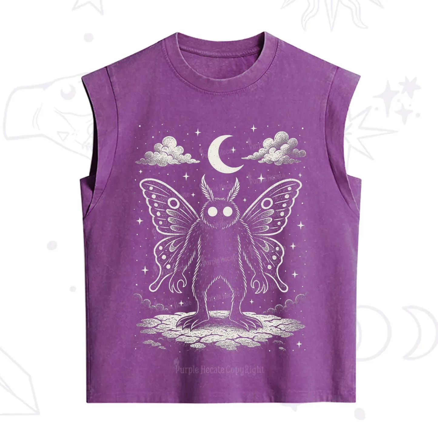 [Copy]Purplehecate Trash Raccoon Backyard Wildlife Vintage Washed Tank