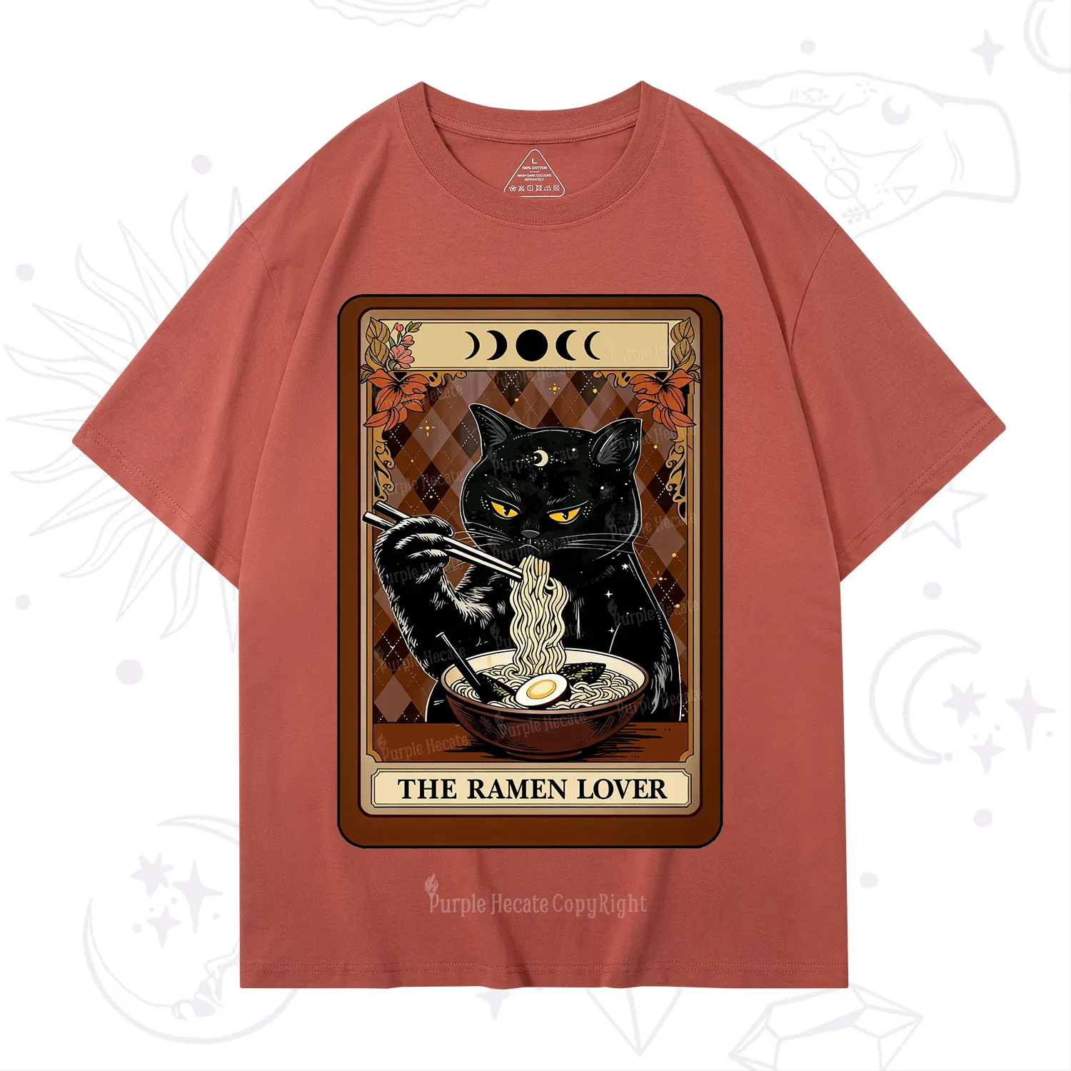 Purplehecate The Ramen Lover Tarot T-Shirt