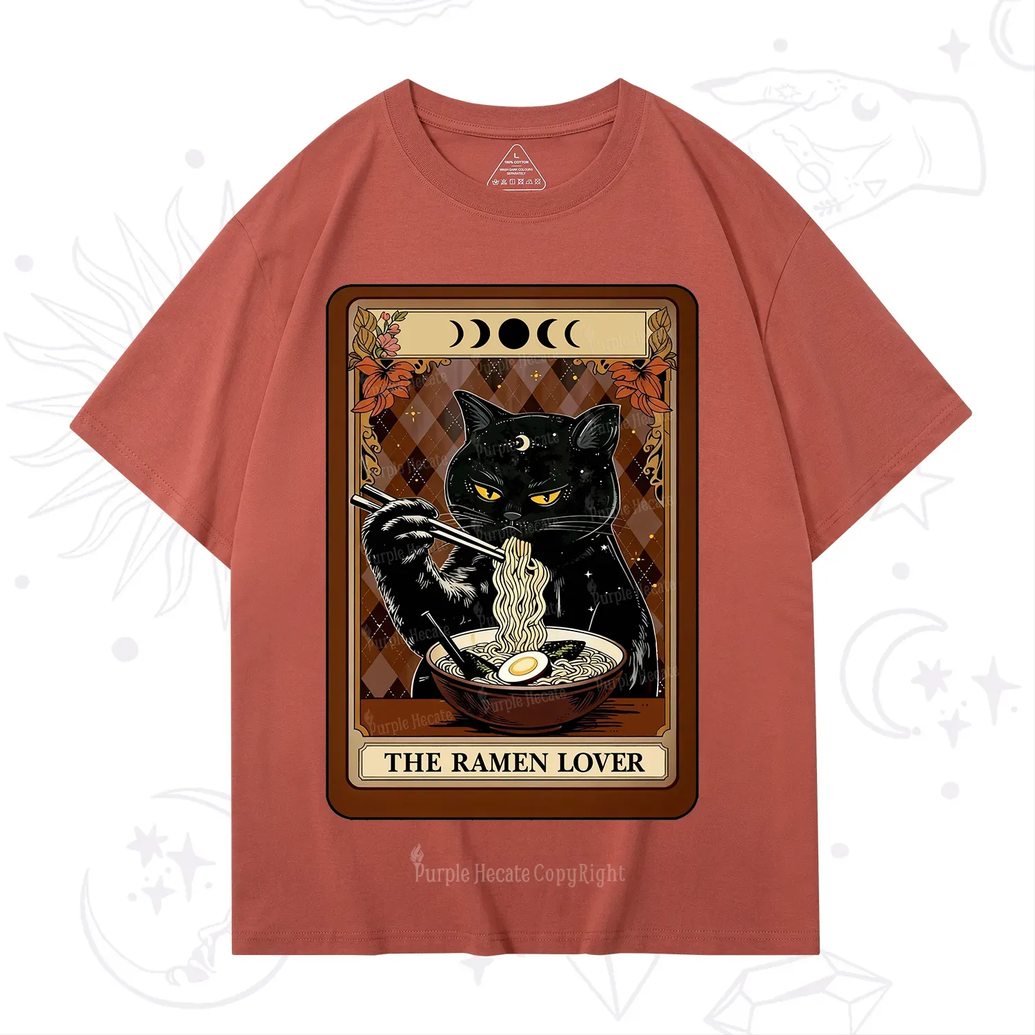 Purplehecate The Ramen Lover Tarot T-Shirt