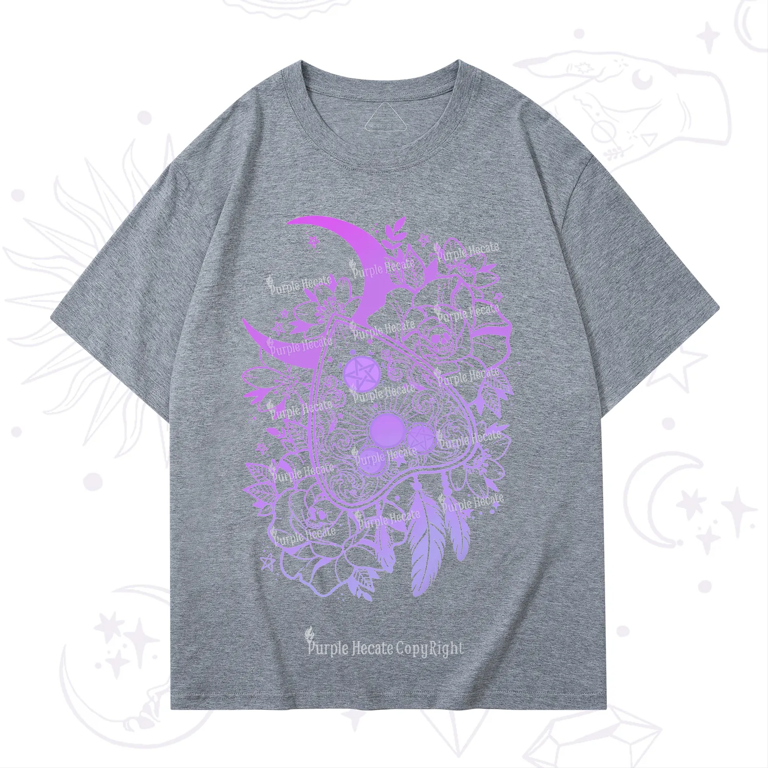 Purplehecate Neon Ouija T-Shirt
