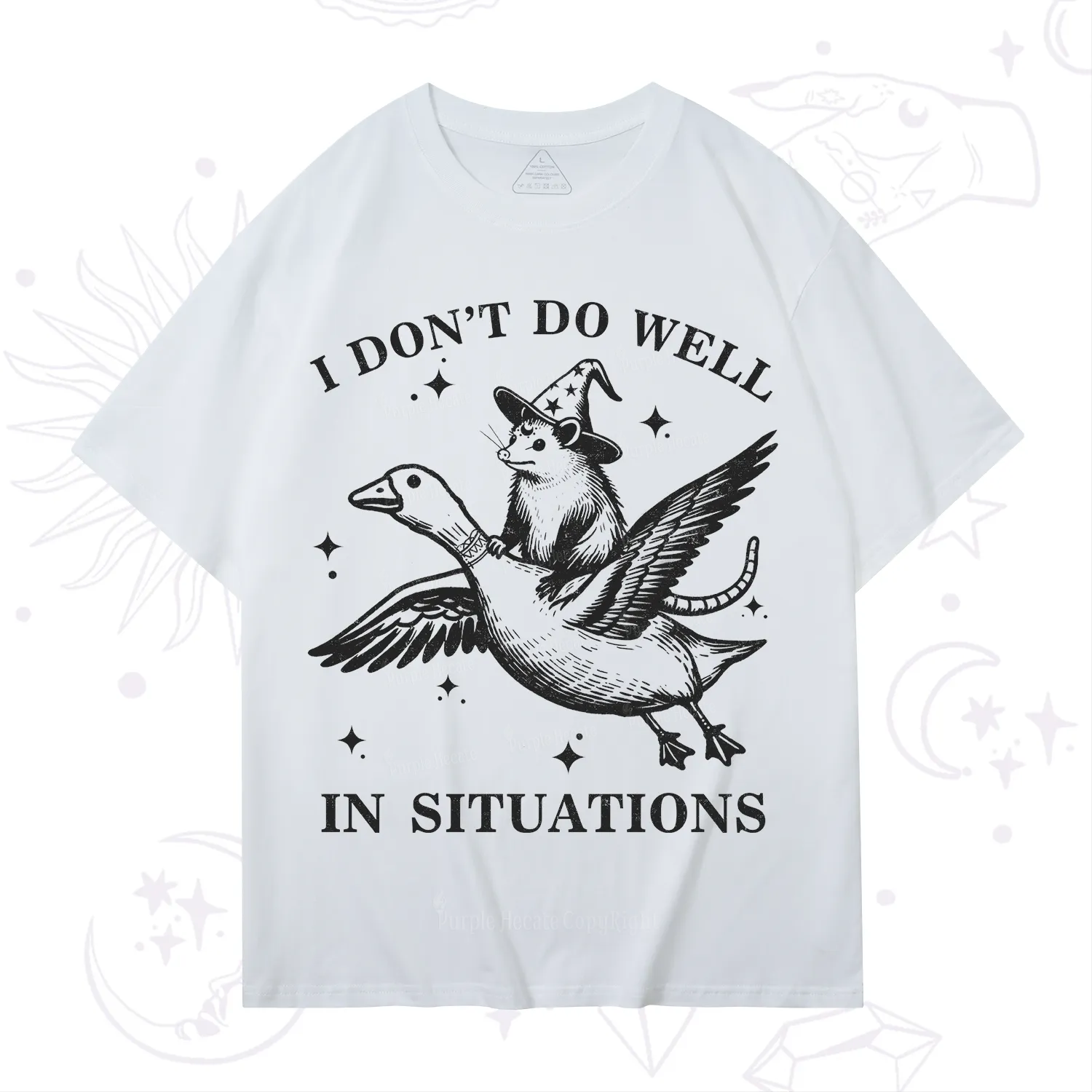 Purplehecate I Don't Do Well In Situations T-Shirt
