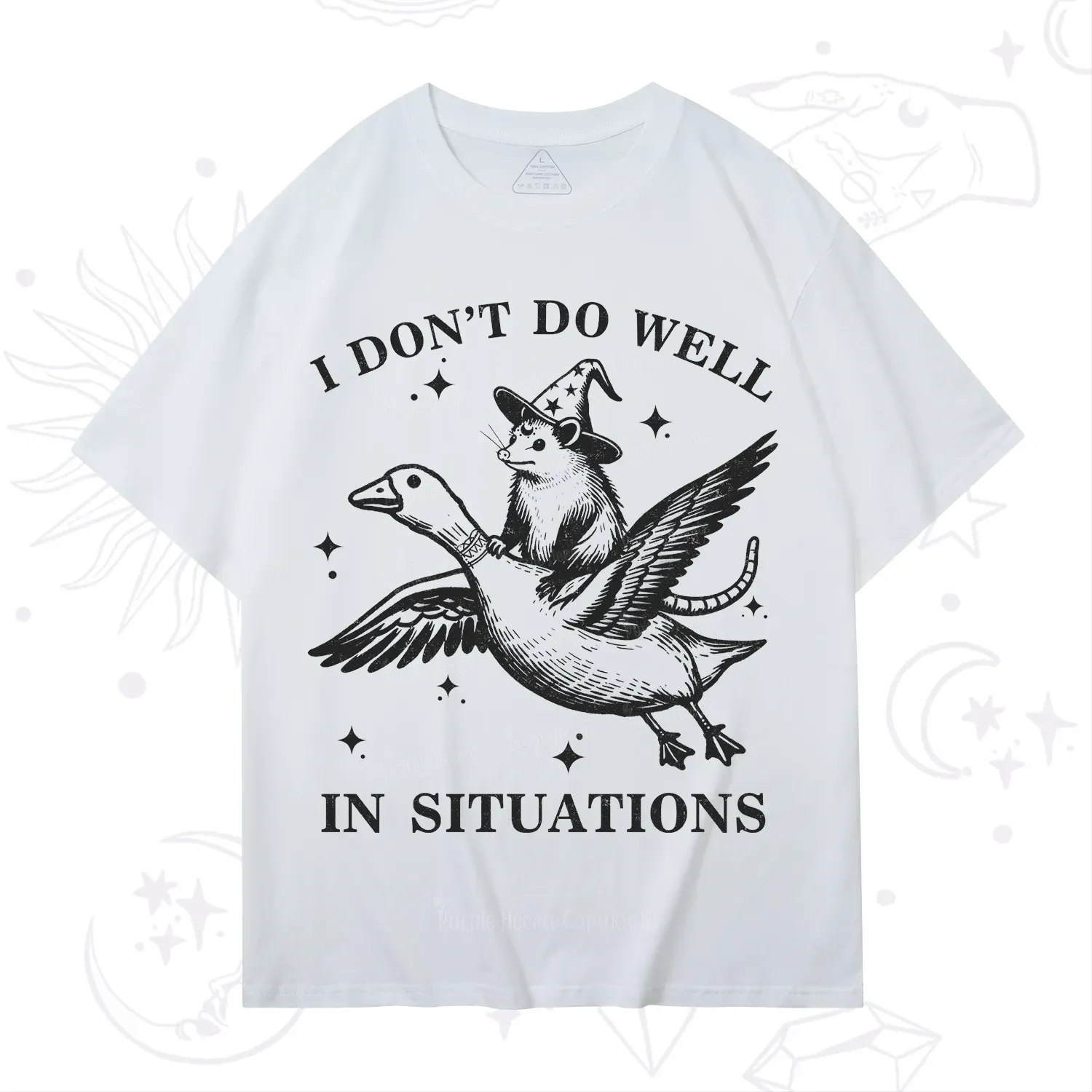 Purplehecate I Don't Do Well In Situations T-Shirt