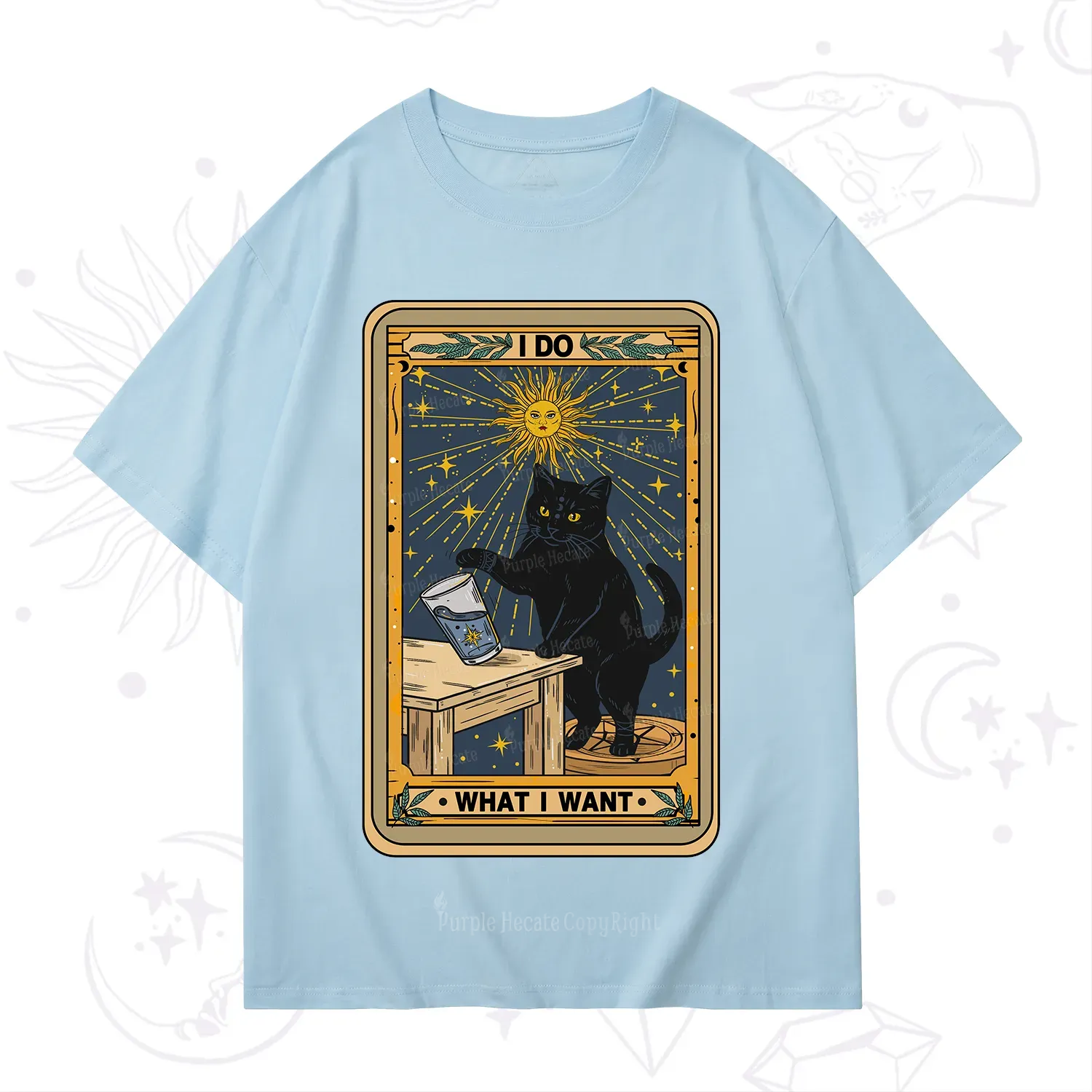 Purplehecate I Do What I Want Cats T-Shirt