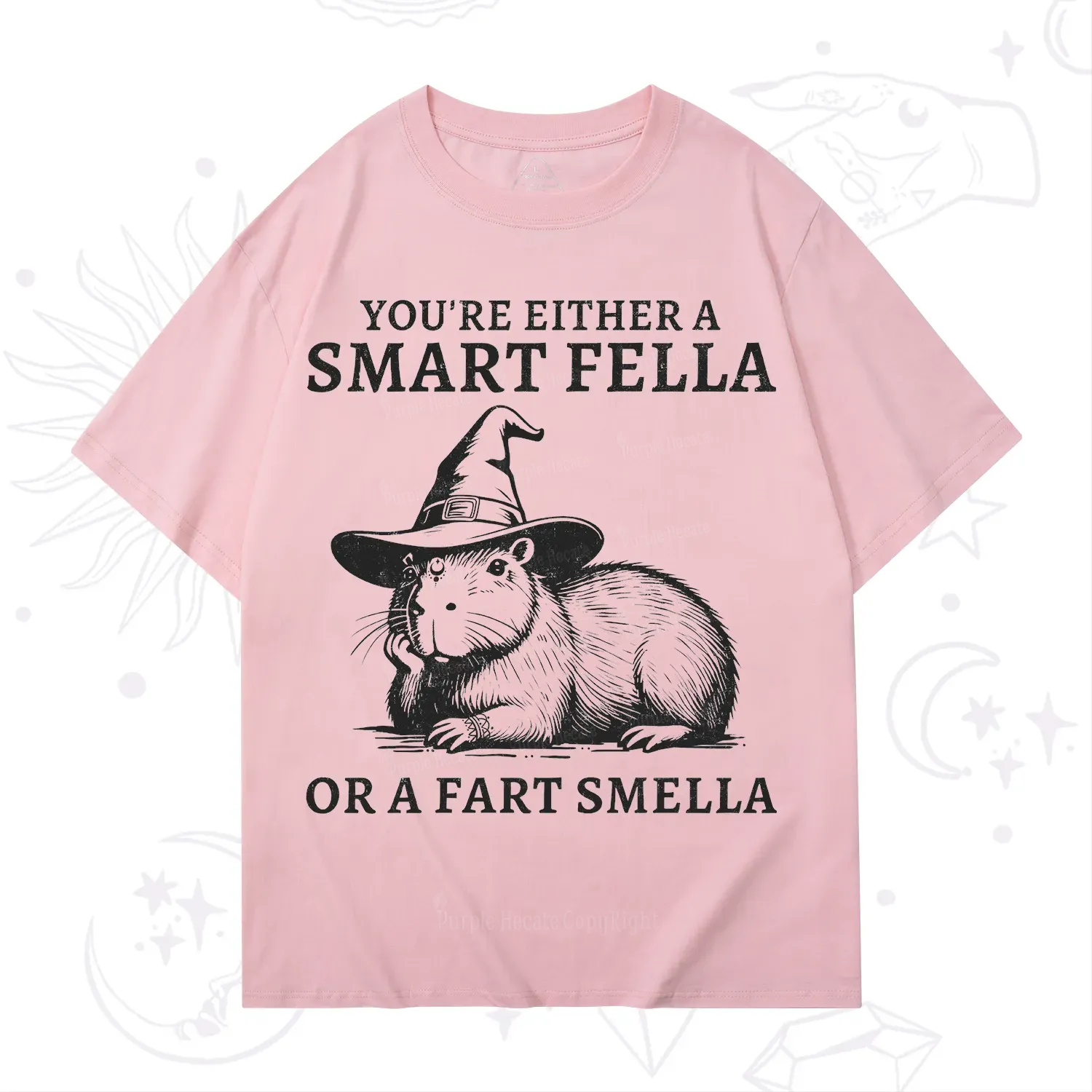Purplehecate You're Either A Smart Fella or a Smart Fella T-Shirt