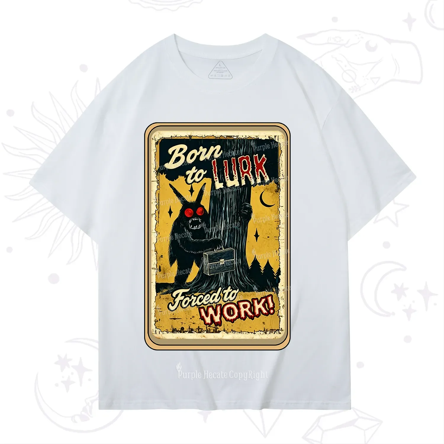 Purplehecate Cryptid Mothman Horror T-Shirt