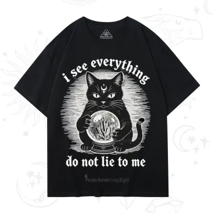 Purplehecate All Seeing Cat T-Shirt