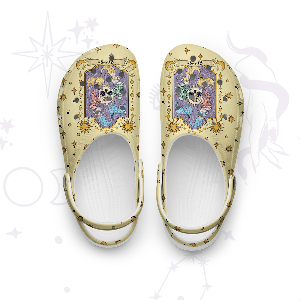 Purplehecate Pisces Zodiac Rubber Clogs