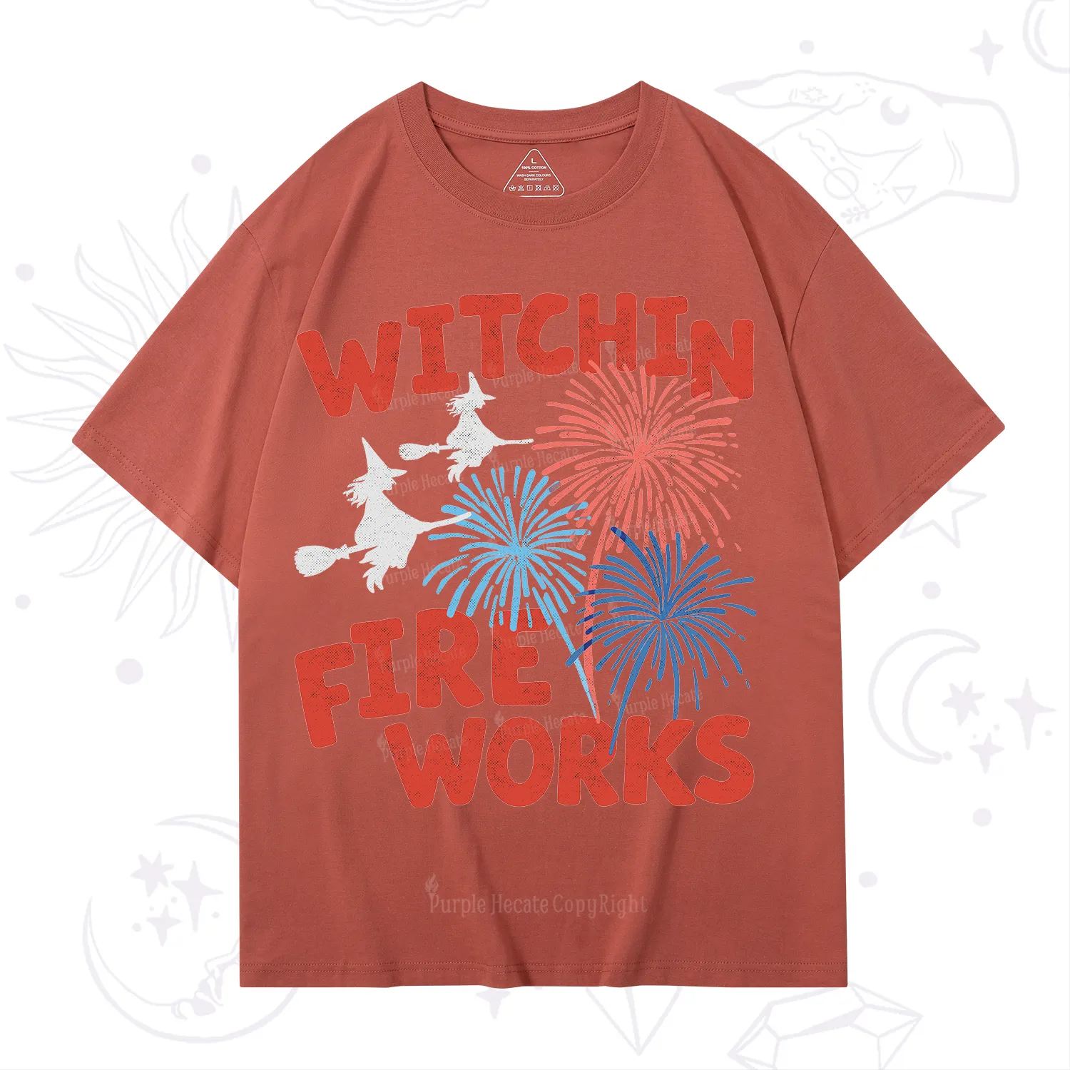Purplehecate Witchin' Fireworks 4th of July T-Shirt