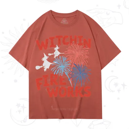 Purplehecate Witchin' Fireworks 4th of July T-Shirt