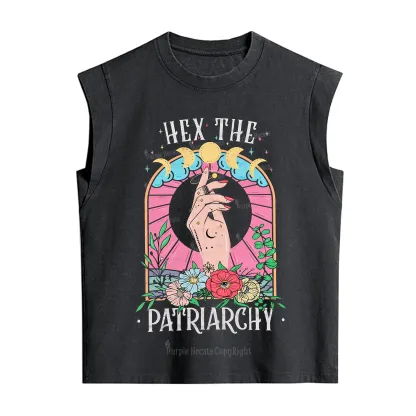 Purplehecate Hex The Patriarchy Vintage Washed Tank