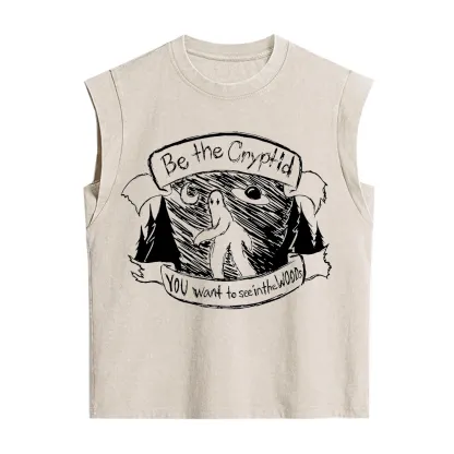 Purplehecate Be the Cryptid Vintage Washed Tank
