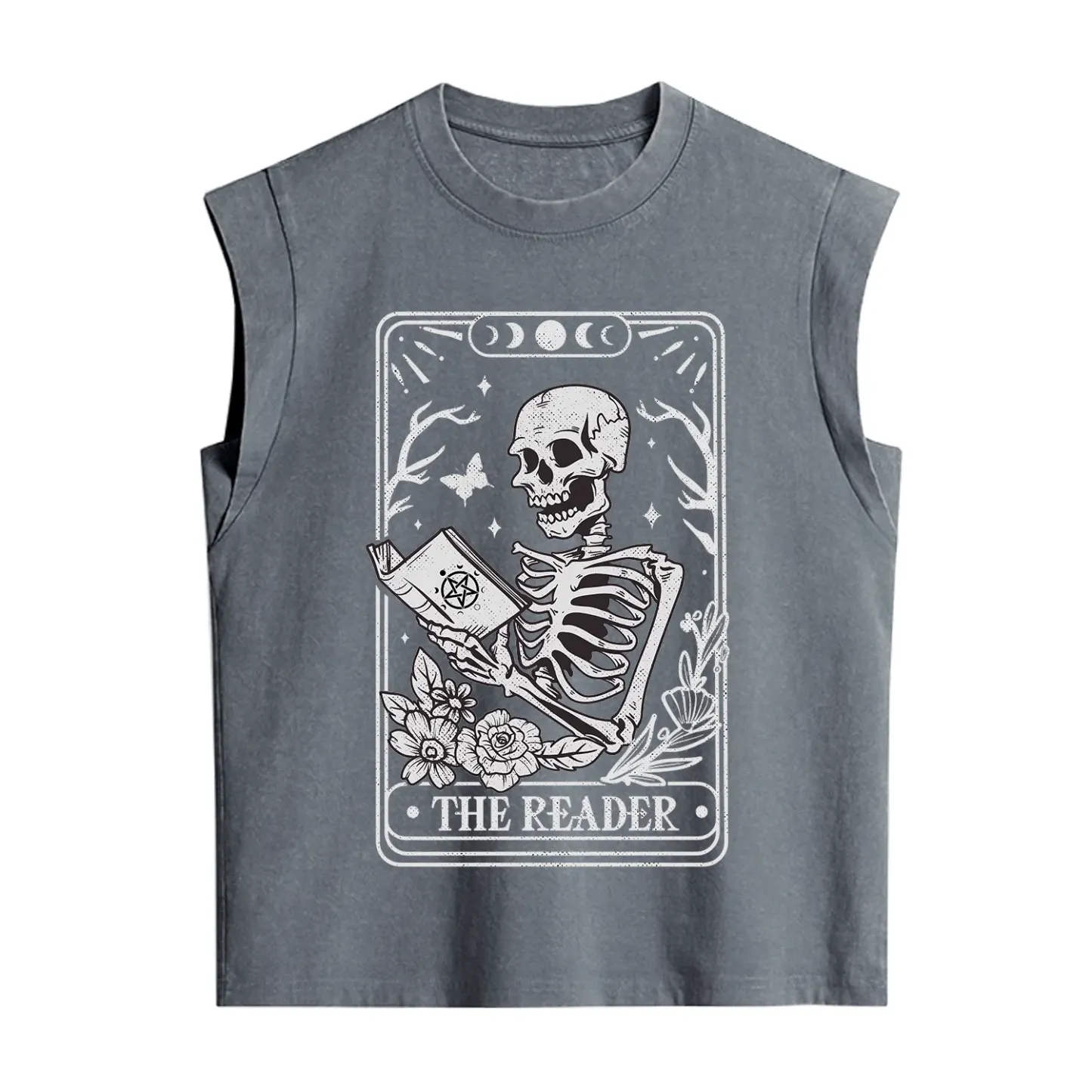 Purplehecate The Reader Tarot Card Vintage Washed Tank