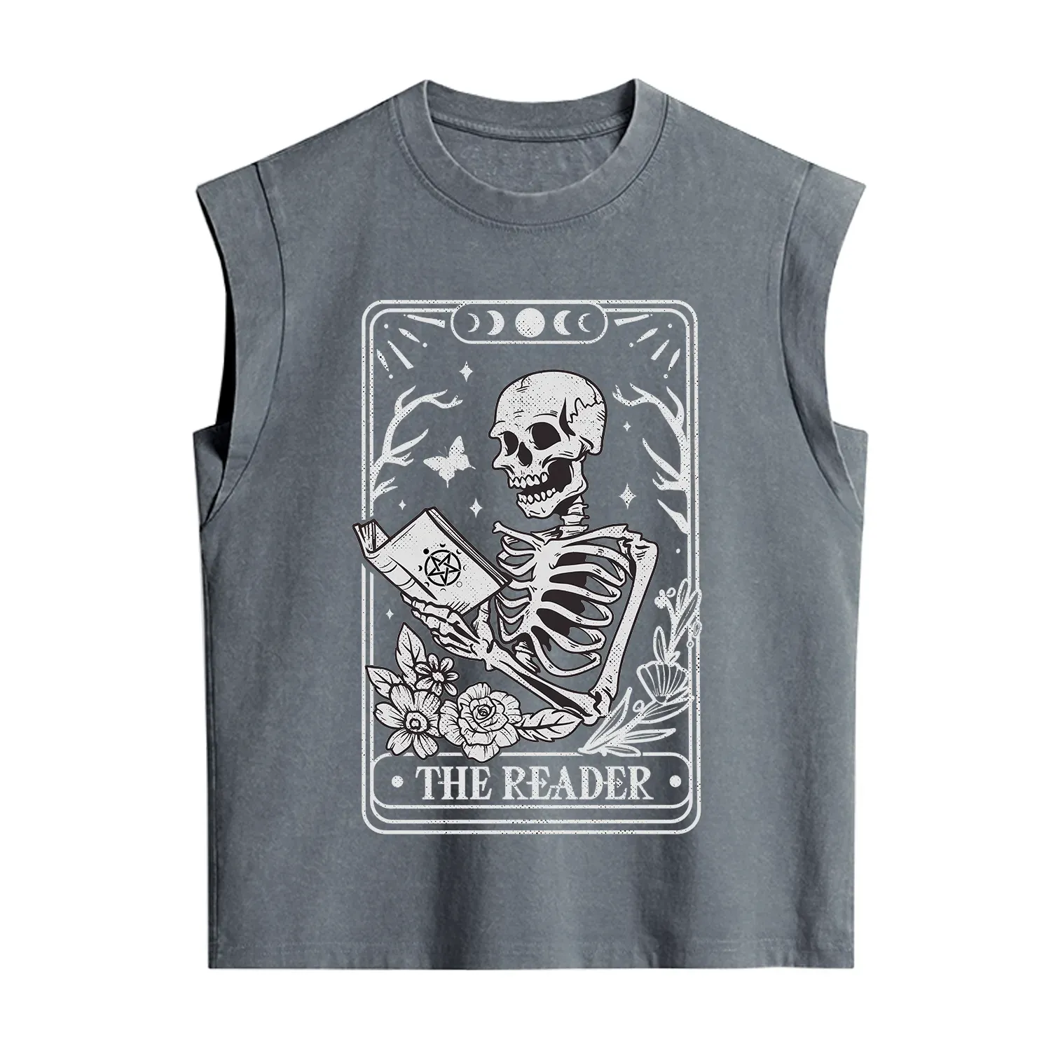 Purplehecate The Reader Tarot Card Vintage Washed Tank