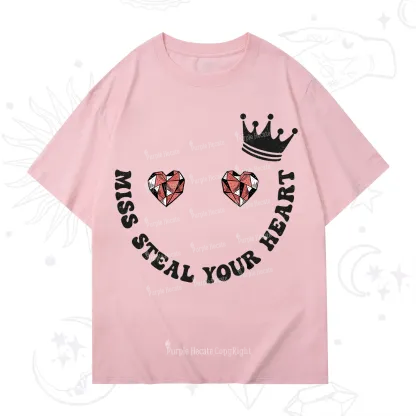 Purplehecate Miss Steal Your Heart Valentine T-Shirt