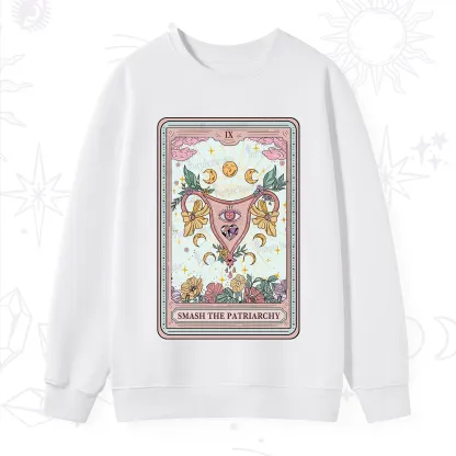 Purplehecate The Smash the Patriarchy Tarot Sweatshirt