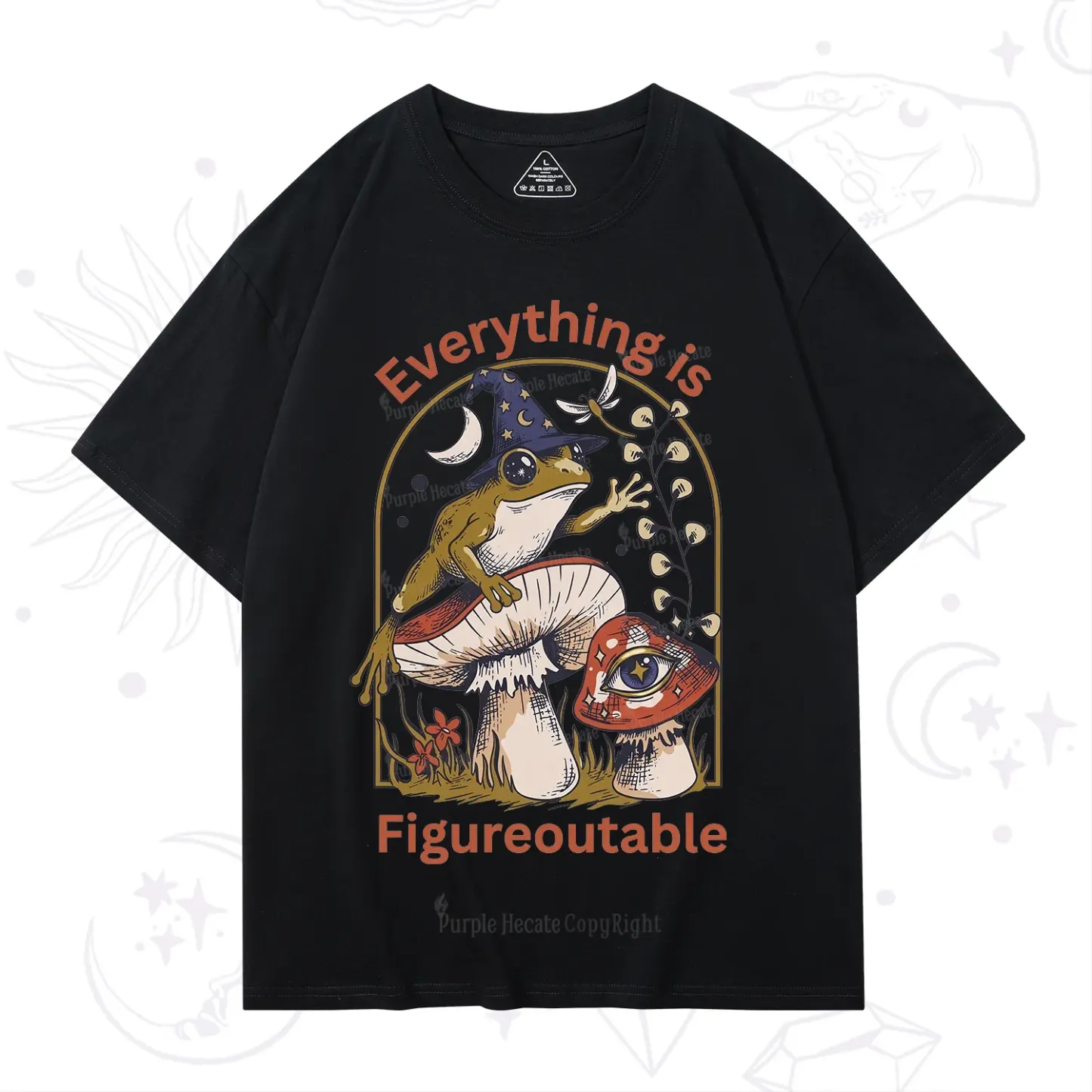 Purplehecate Everything Is Figureoutable Frog T-Shirt