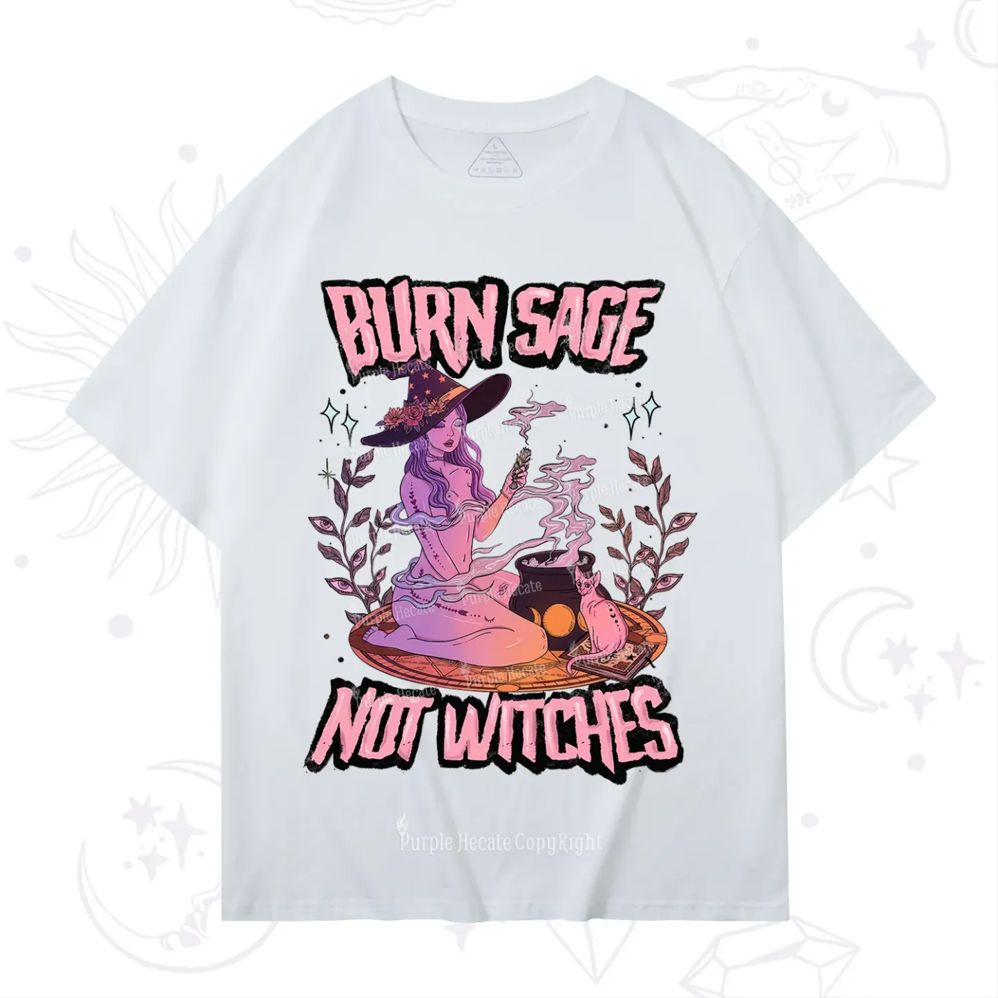Purplehecate Burn Sage Not Witches T-Shirt