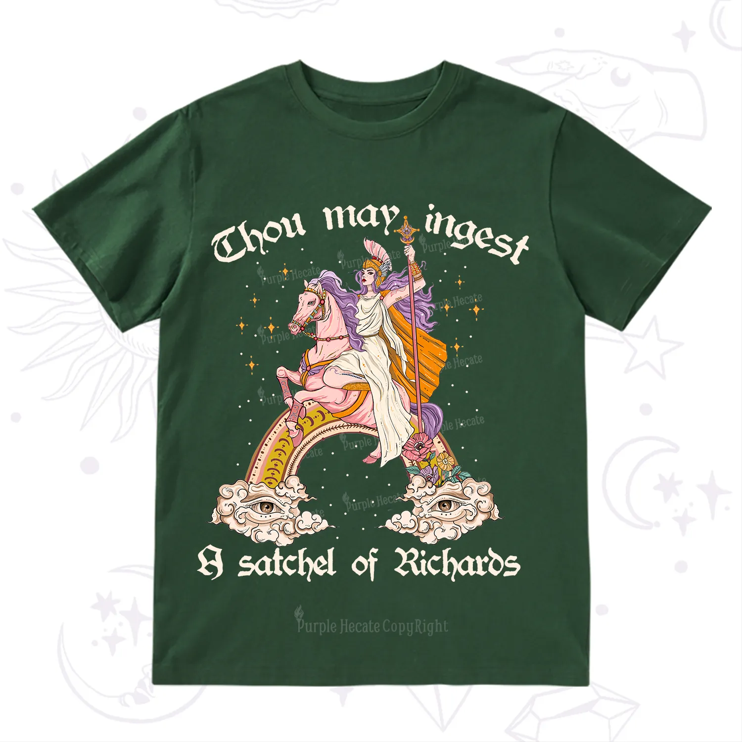 Purplehecate Thou may ingest a satchel of Richards T-Shirt