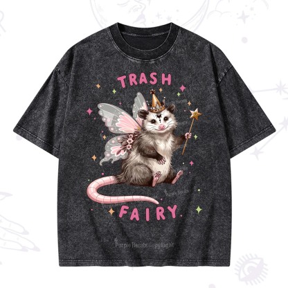 Purplehecate Trash Fairy Washed T-Shirt