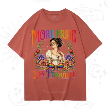 Purplehecate More Pride Less Prejudice Pride T-Shirt