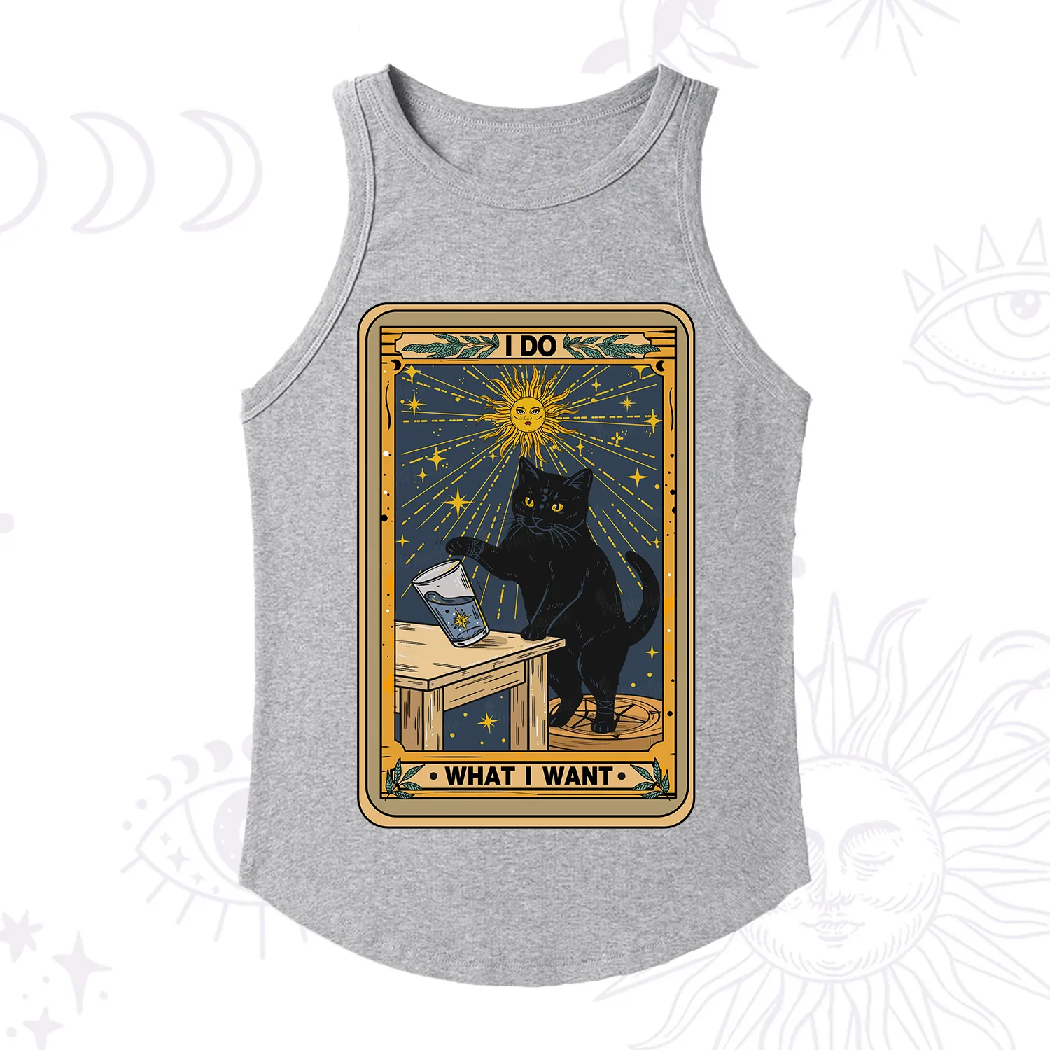 Purplehecate I Do What I Want Cats Racerback Tank Top