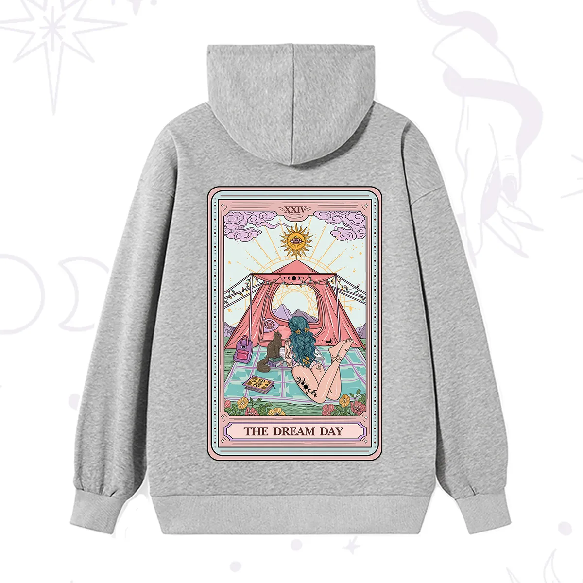 Purplehecate The Camp Lover Tarot Hoodie