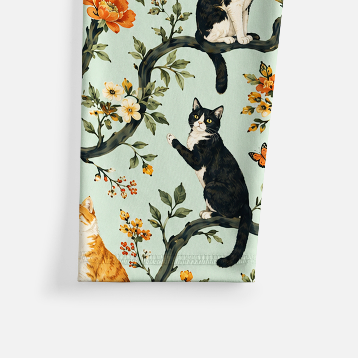 Purplehecate Enchanted Cat Grove Yoga Pants