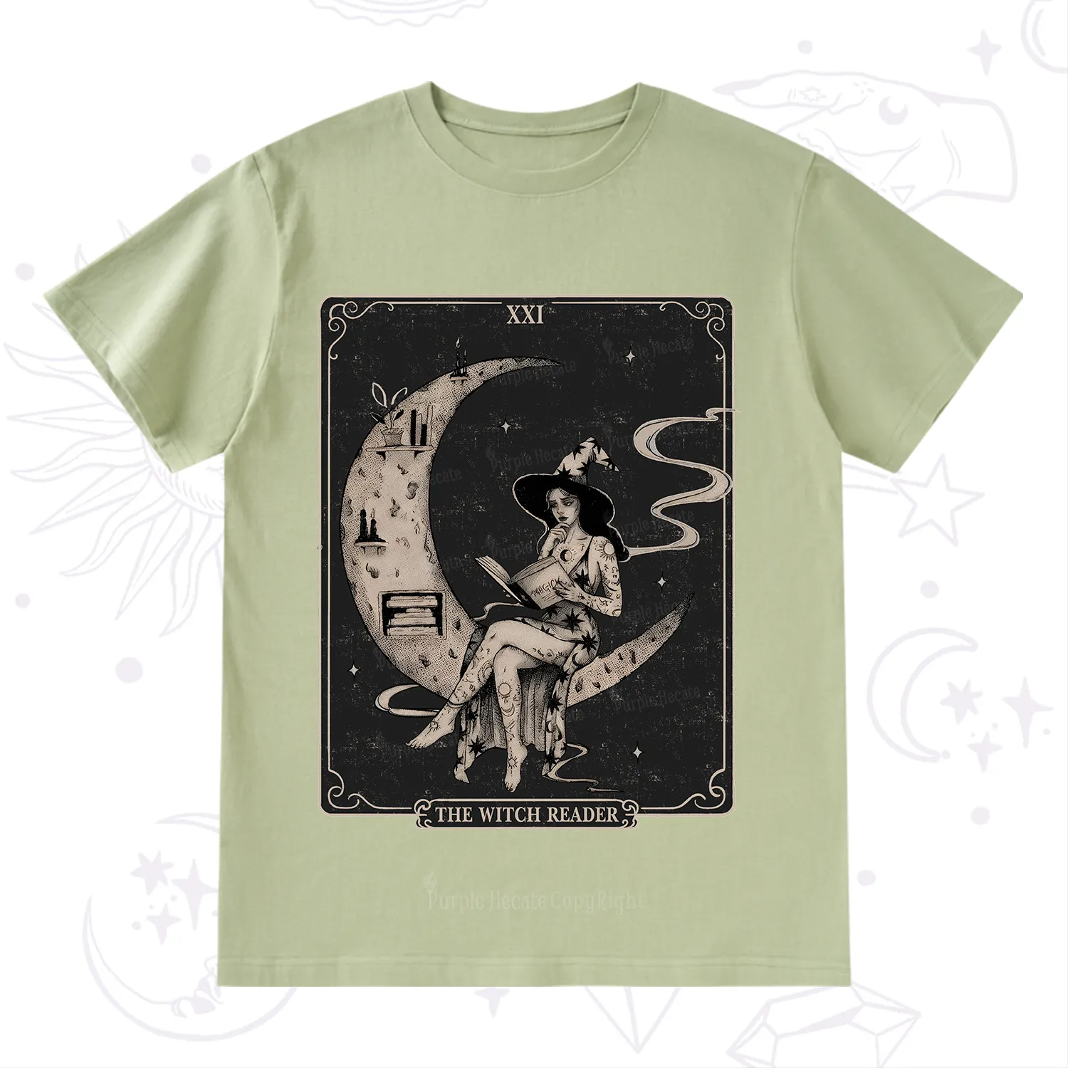 Purplehecate The Witch Reader T-Shirt