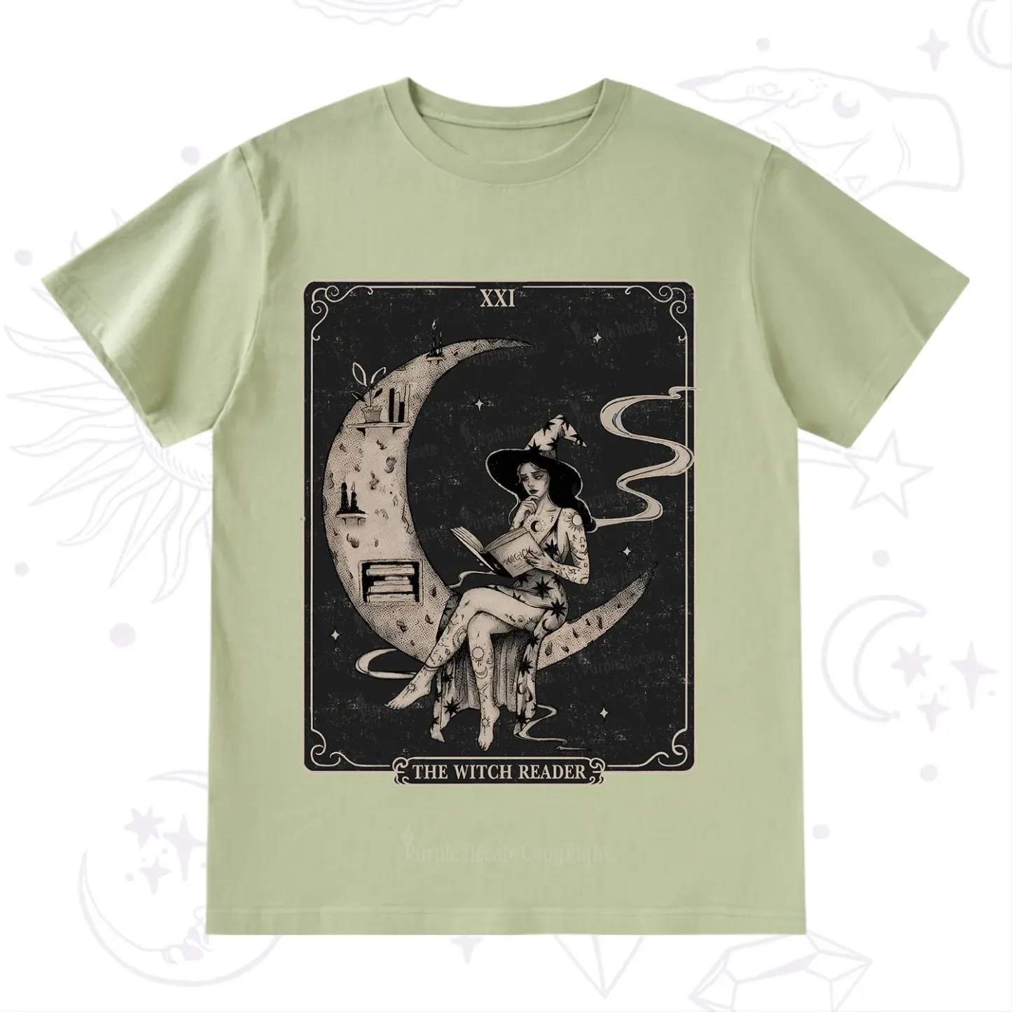 Purplehecate The Witch Reader T-Shirt