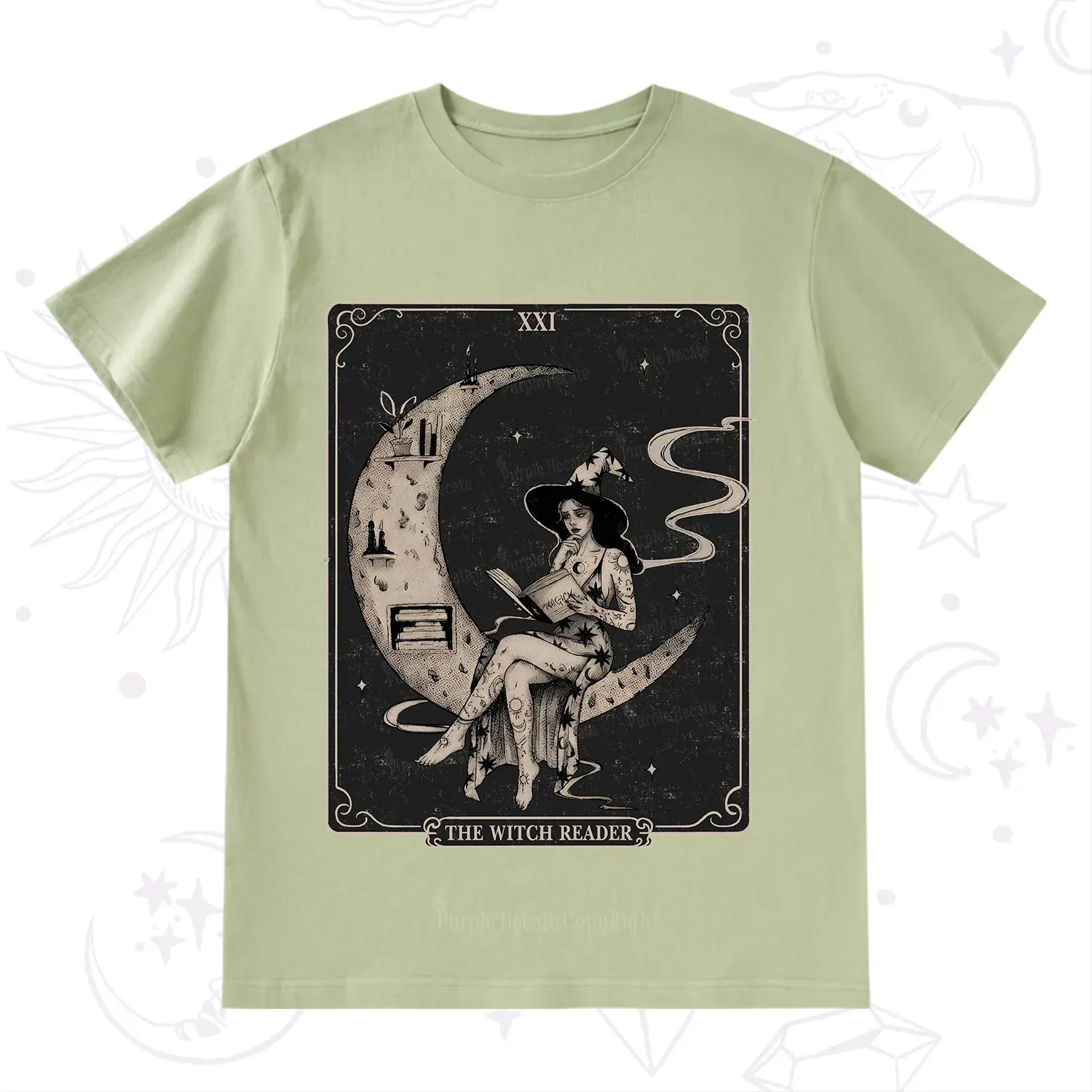 Purplehecate The Witch Reader T-Shirt