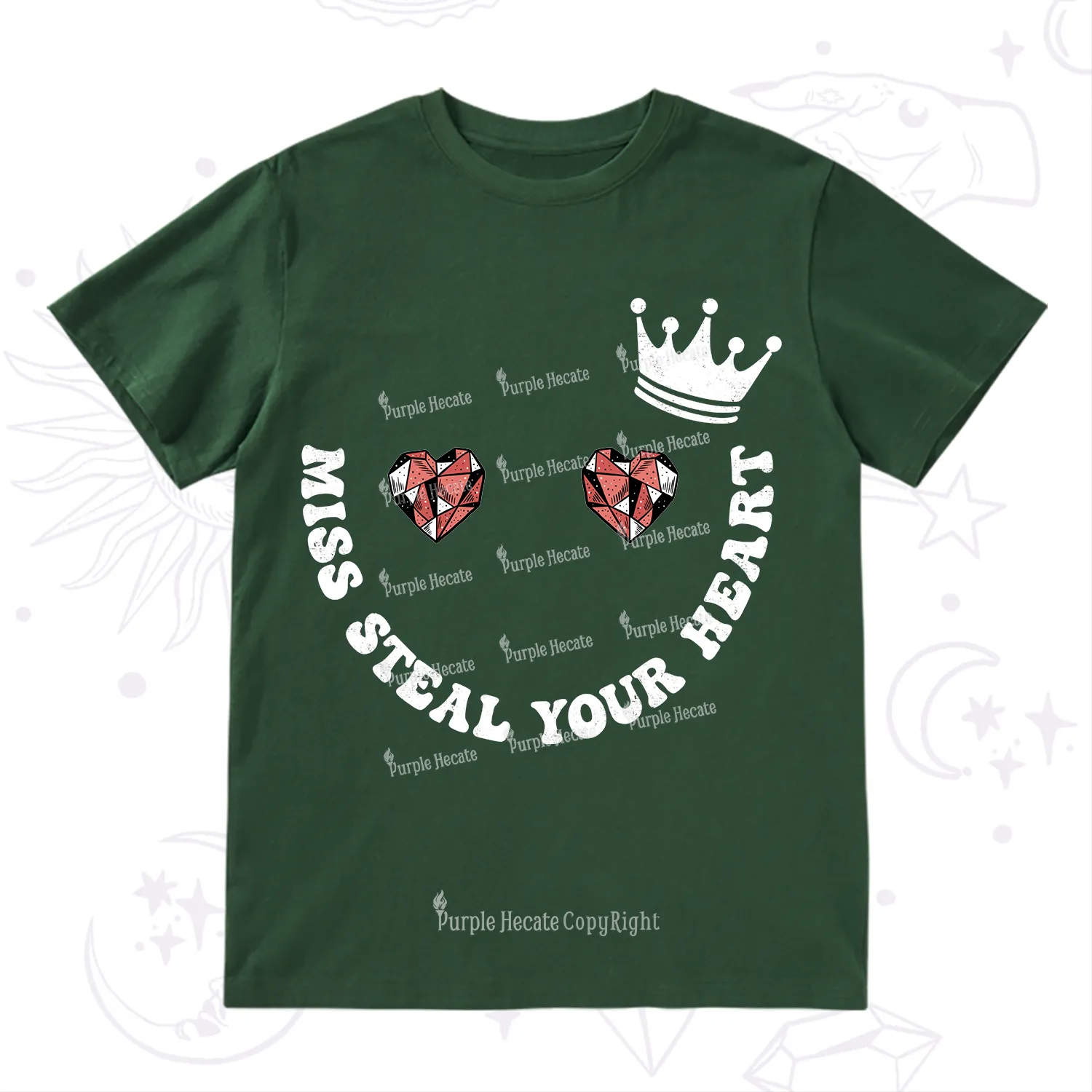Purplehecate Miss Steal Your Heart Valentine T-Shirt