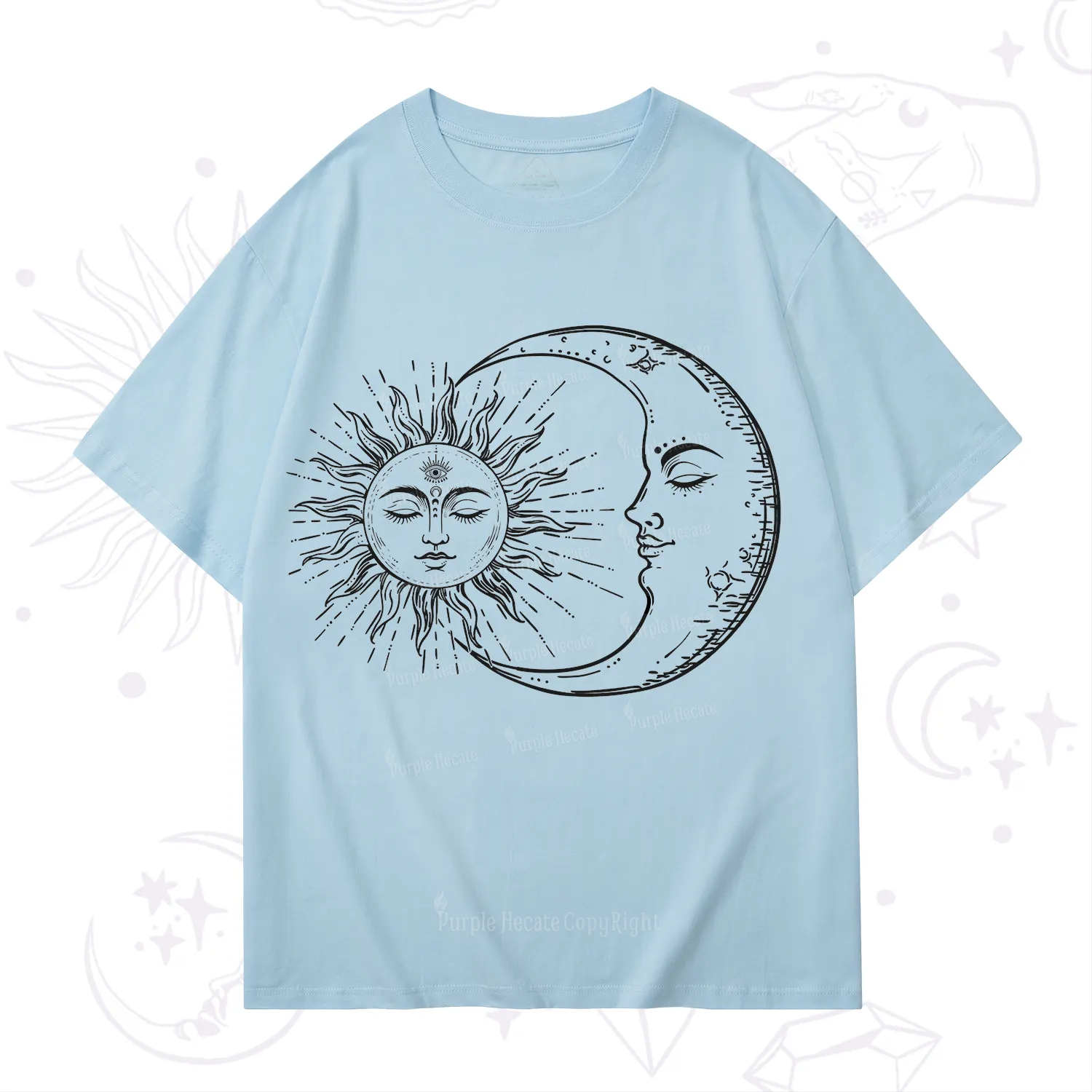 Purplehecate The Moon And The Sun T-Shirt