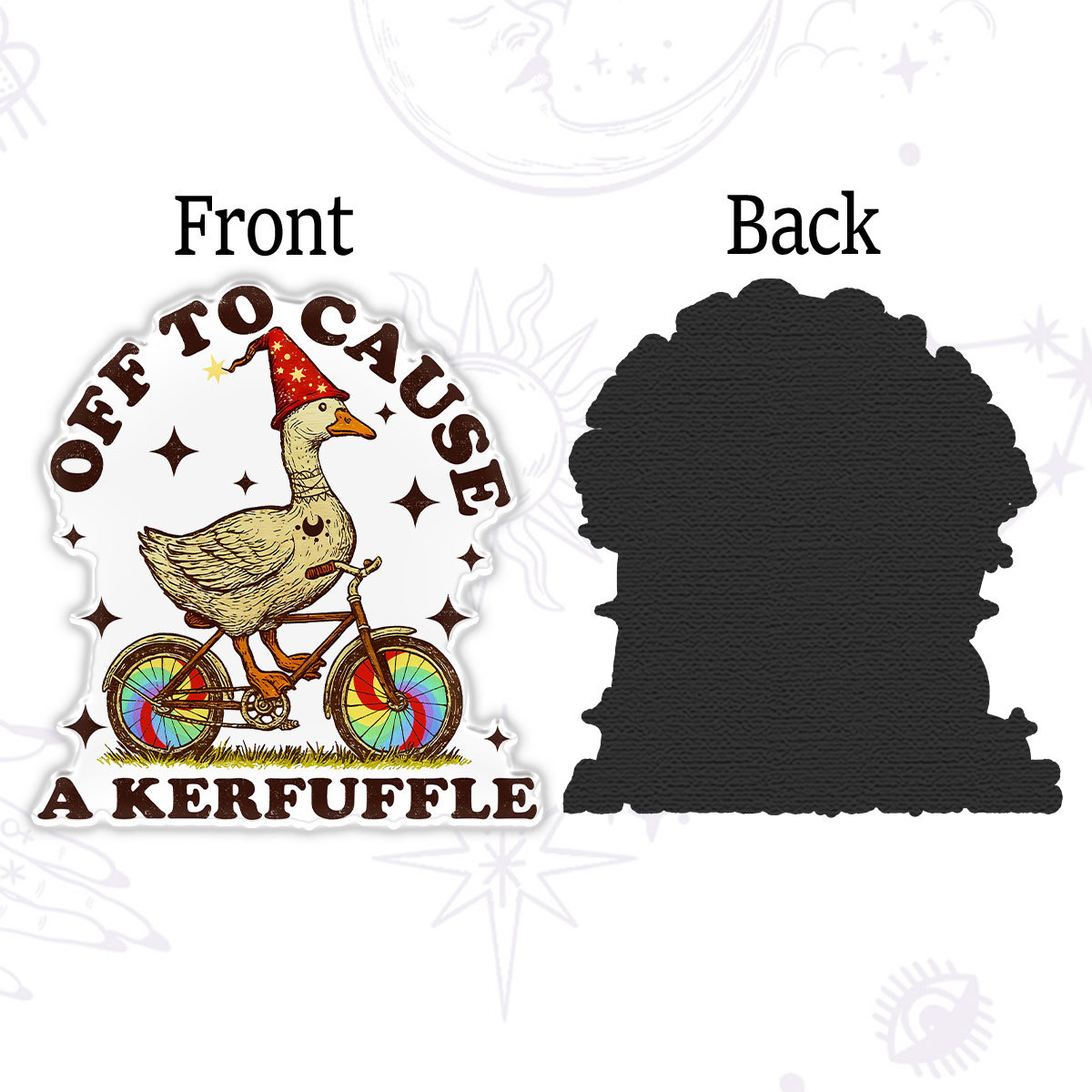 Purplehecate Off to Cause a Kerfuffle Goose Magnet