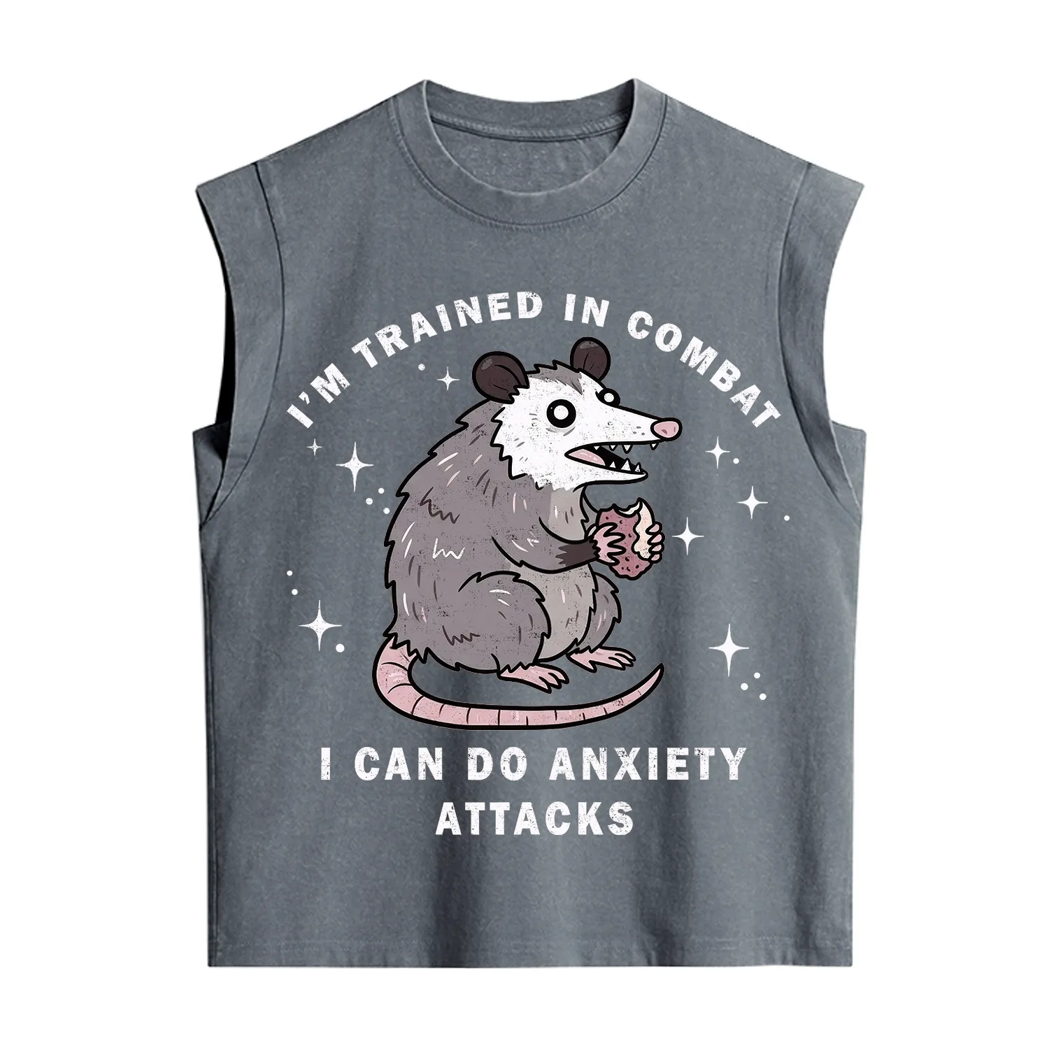 [Copy]Purplehecate The World Can Be Cruel So I Won't Be Vintage Washed Tank