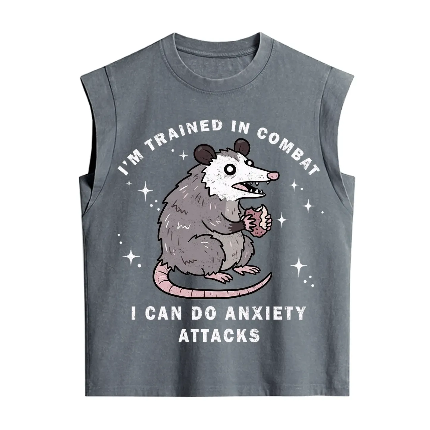 [Copy]Purplehecate The World Can Be Cruel So I Won't Be Vintage Washed Tank