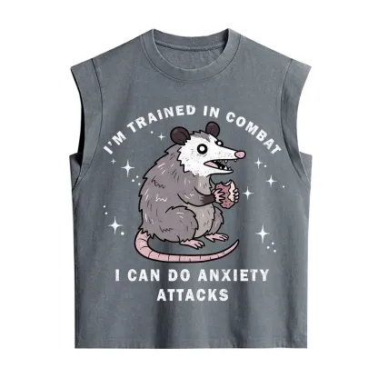 [Copy]Purplehecate The World Can Be Cruel So I Won't Be Vintage Washed Tank