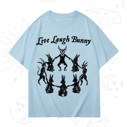 Purplehecate Live Laugh Bunny T-Shirt